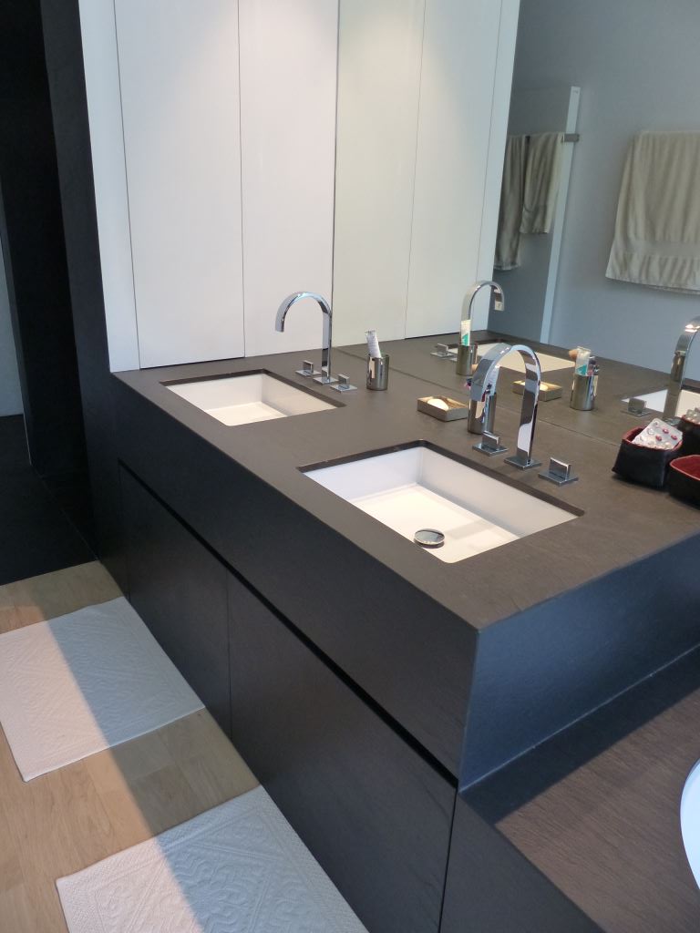 Bathroom with Black Slate