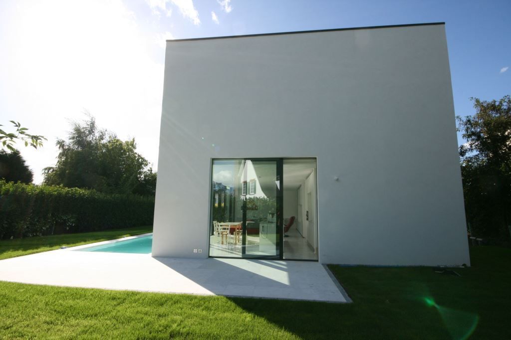 Terras met witte van Carrara 