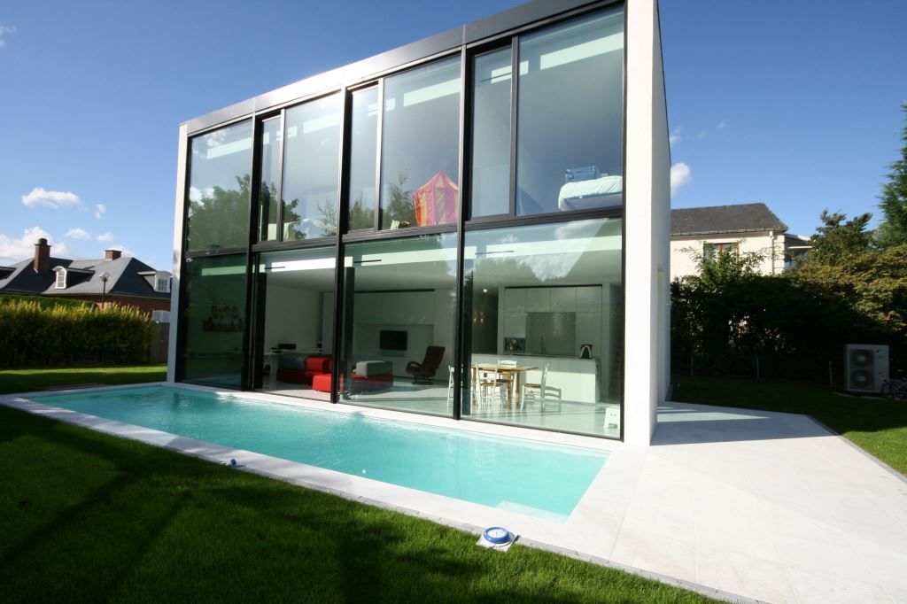 Terras met witte van Carrara 