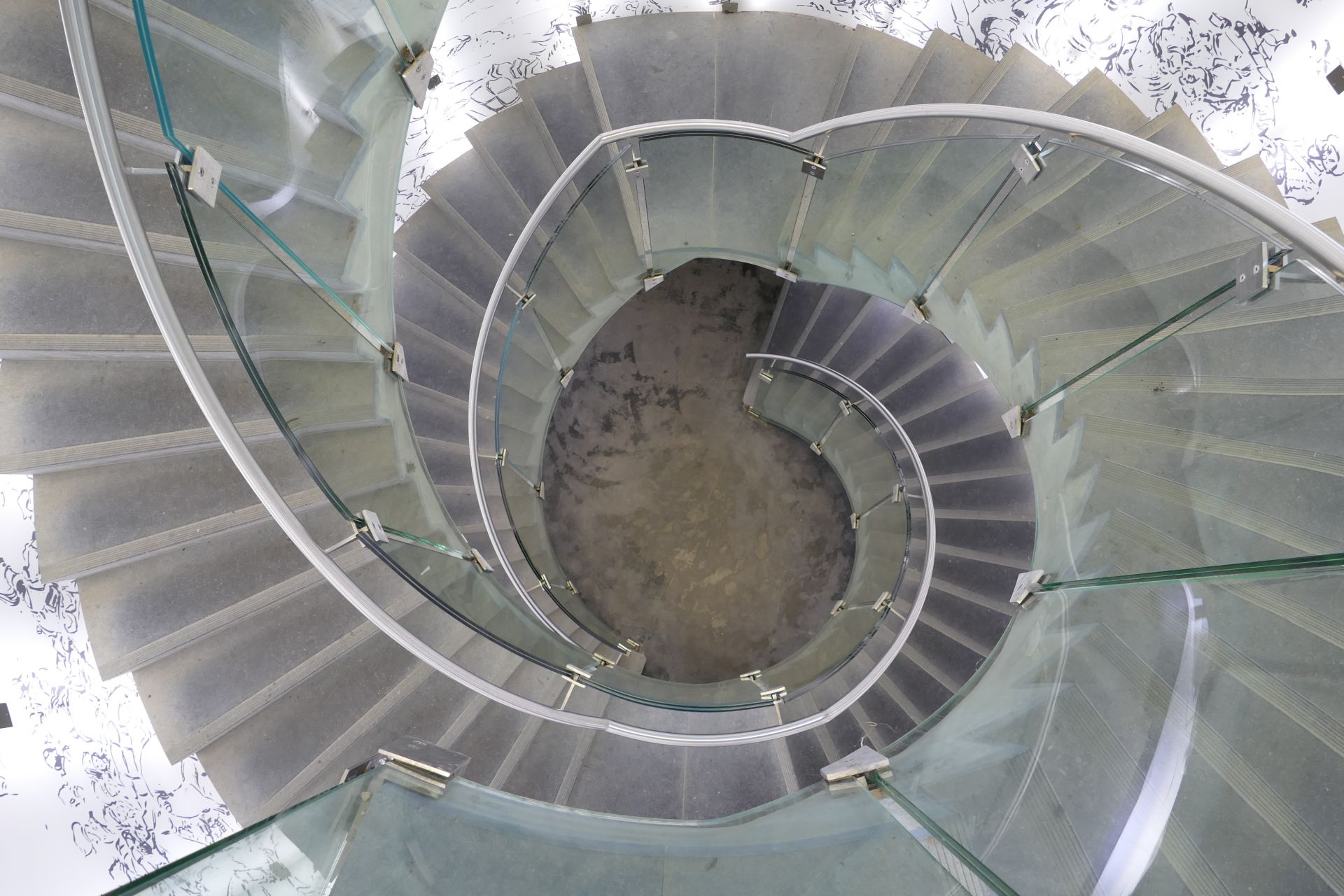 Stairs in The Memorial of Waterloo