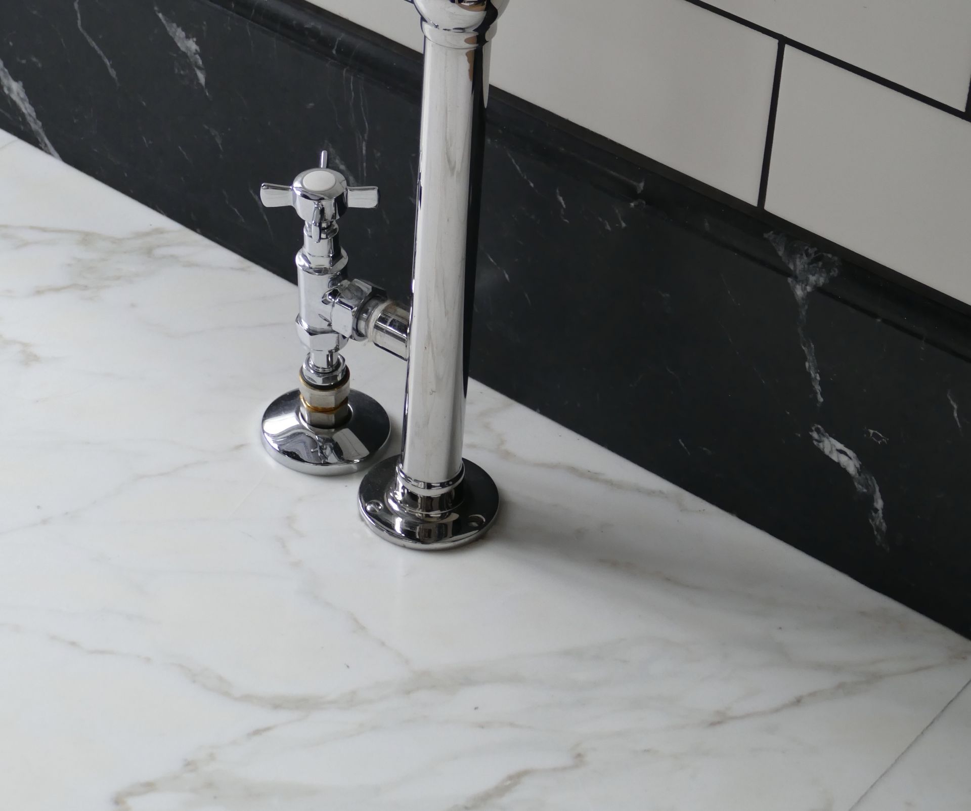 Salle de Douche en Calacatta