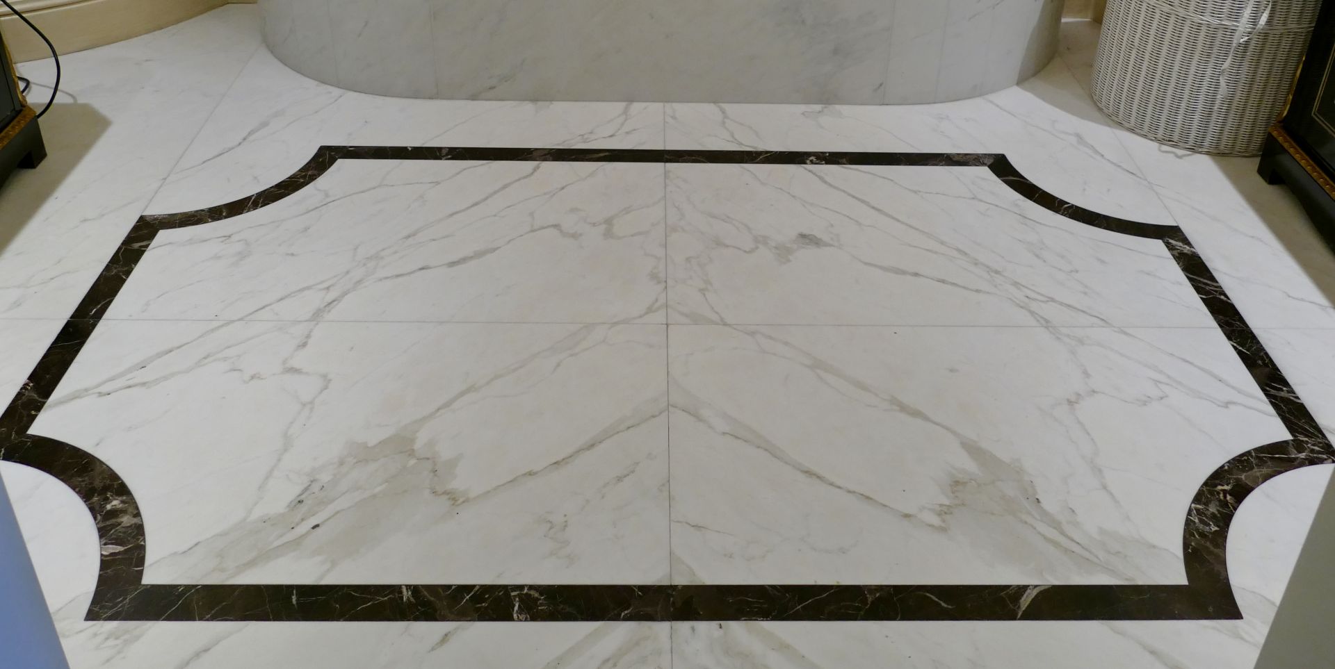 Salle de Bain en Calacatta