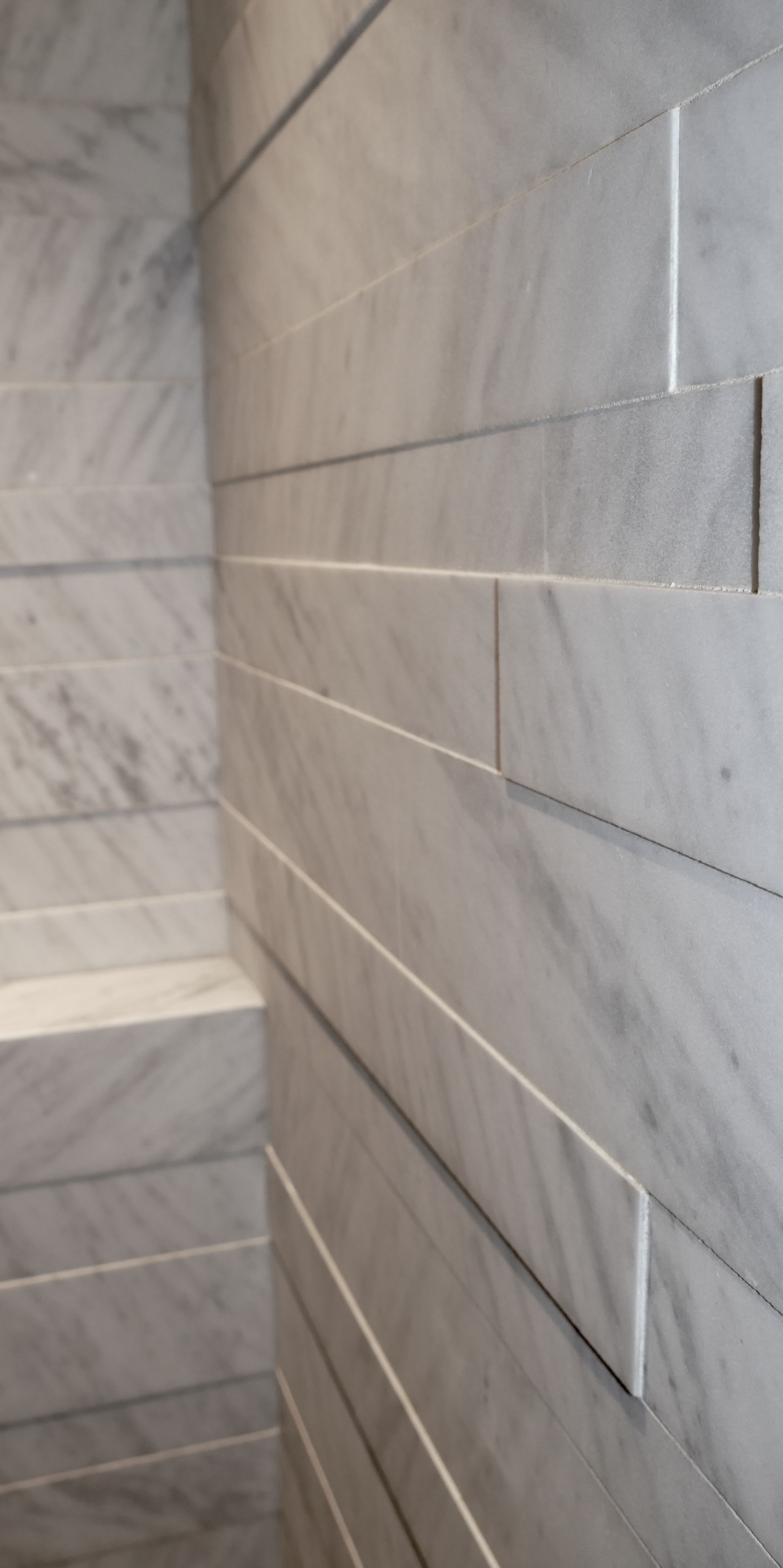 Showerroom Blanc de Carrare