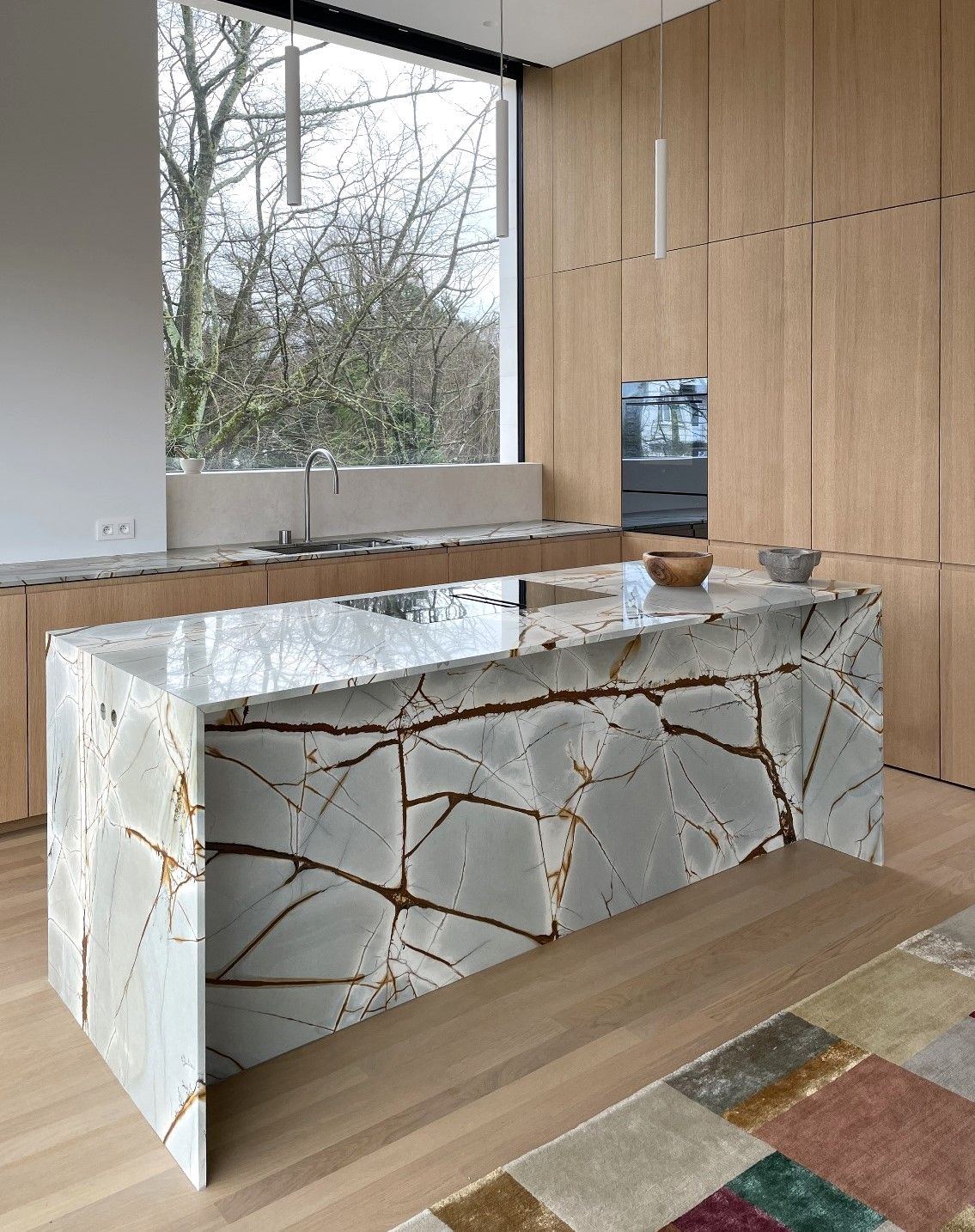 cuisine quartzite deep blue