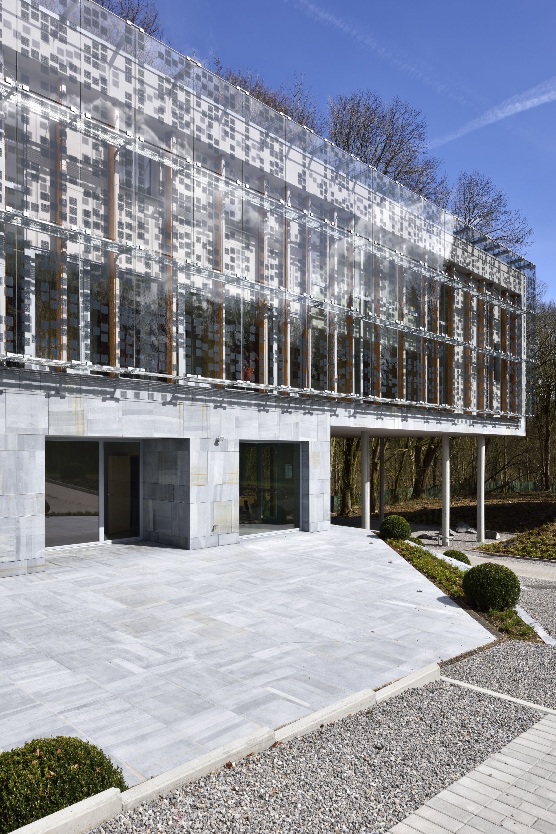  the waterloo musical chapel facade blue stone