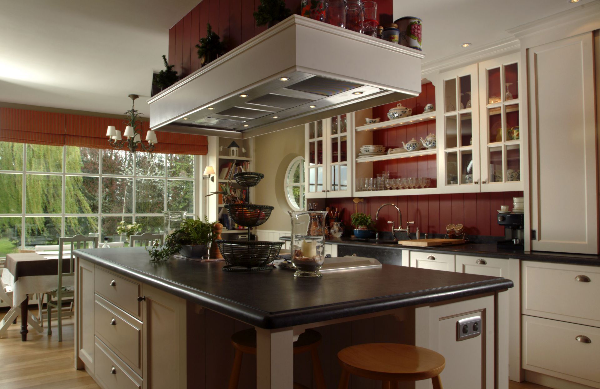 Keuken met blauwe Hardsteen